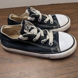 Converse All Stars Kids Size 10 Black Color 7J235